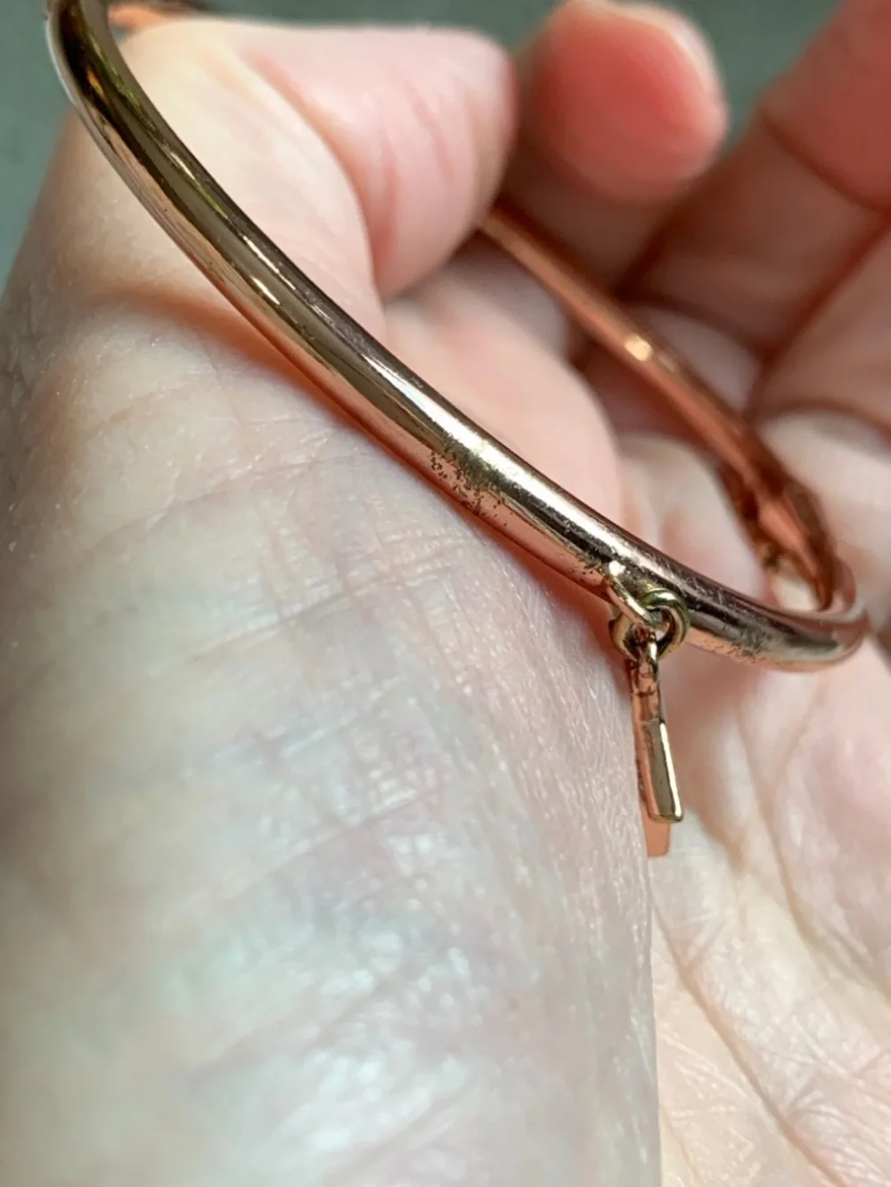 Kate Spade New York Rose Gold Star Charm Bangle Bracelet - Picture 7 of 7